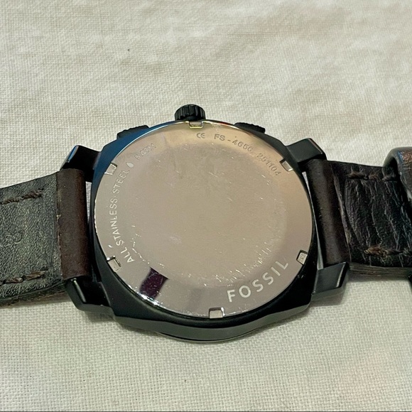 Fossil Machine Chronograph Brown Dial Men's Watch FS4656 Machine Black - Picture 11 of 14